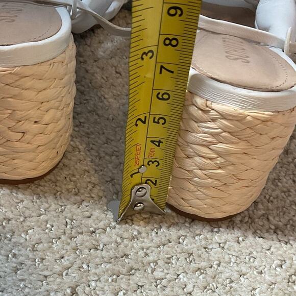 NEW Schutz Lewis Block Heel in White Size 9 - Picture 9 of 9